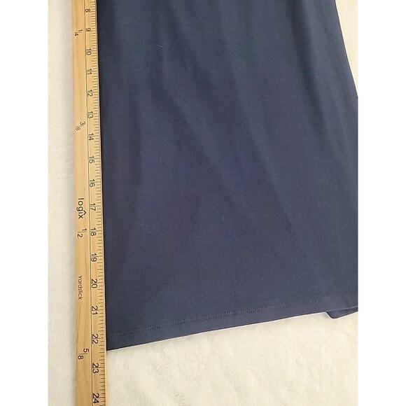 Cuddl Duds Oxford Navy Flexwear Wide Leg Jumpsuit | Women’s Large - Picture 10 of 12